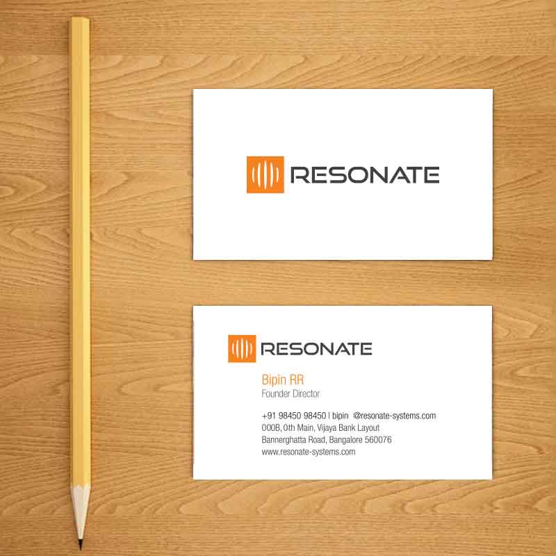 Resonate Systems Visiting Card Design