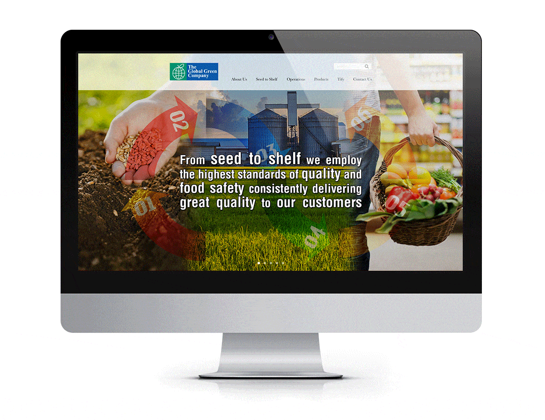 The Global Green Company Website Design