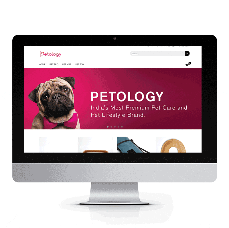 Petology Website design